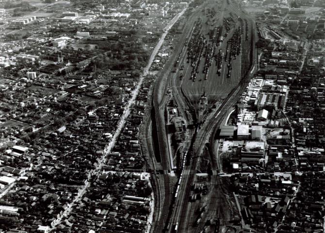 昔の操車場や蒸気機関車